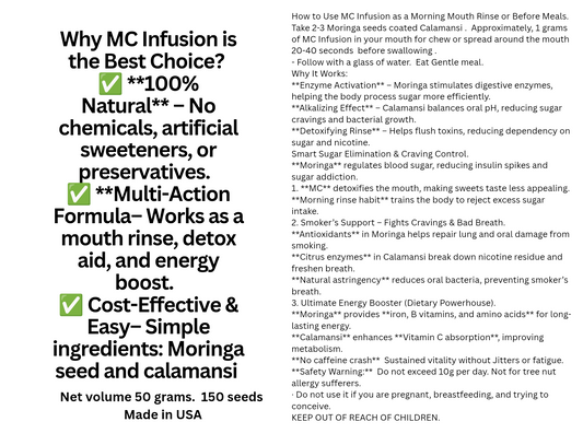 MC Powder Infusion Moringa & Calamansi